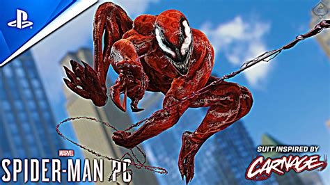 Marvels Spider Man Pc Carnage Free Roam Gameplay Mod Youtube