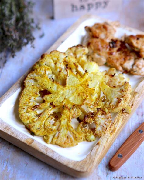 Chou fleur au curry rôti au four original et parfumé