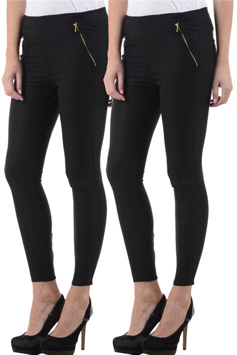 Buy Westrobe Womens Plus Size Black Jeggings Combo Of 2 Online ₹1299