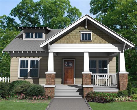 Charming Craftsman Bungalow With Deep Front Porch 50103ph