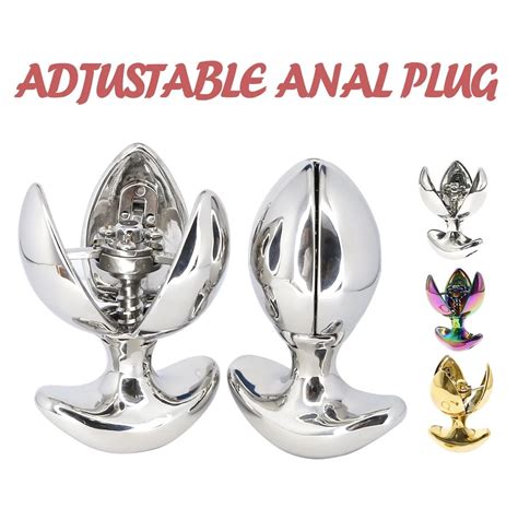 Heavy Anus Beads Ass Lock Stainless Steel Anal Lock Openable Anal Plug Dilator Anal Sex Toys For