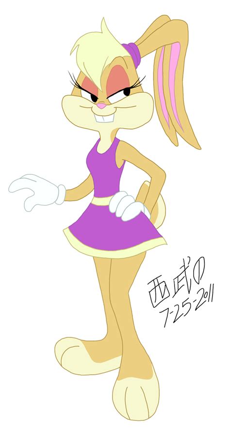 Fanciful Dancing Art Blog A Drawing Of Lola Bunny From Tlts Well