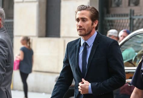 But right now my hair is quite a bit shorter at this point than his was. Jake Gyllenhaal at Letterman to promote Prisoners|Lainey ...