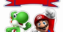 Cumpleaños de Super Mario Bros: Toppers para Tartas, Tortas, Pasteles ...
