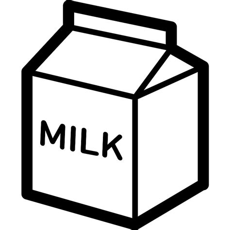 Milk Carton Vector SVG Icon SVG Repo