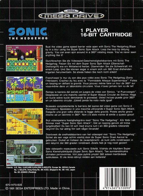 Play Sonic The Hedgehog For Sega Genesis Online ~ Oldgamessk