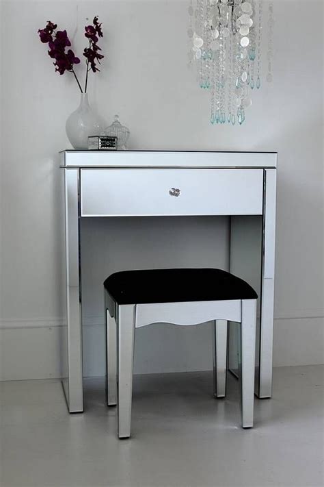 Narrow mirrored dressing tables, cheap mirrored tables and a big range of makeup tables. Mini Mirrored Dressing Table By Out There Interiors ...