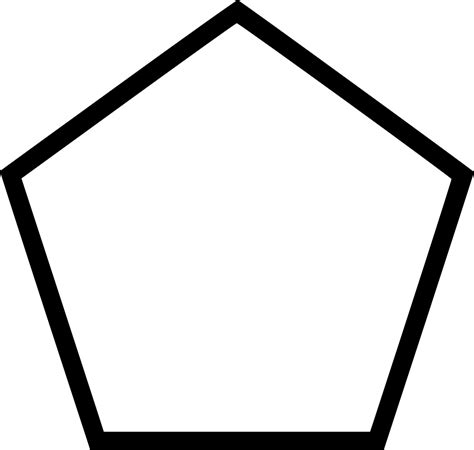 Hexagon clipart pentagon shape, Hexagon pentagon shape ...
