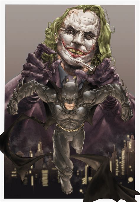 Thedark Batman Vs Joker Dark