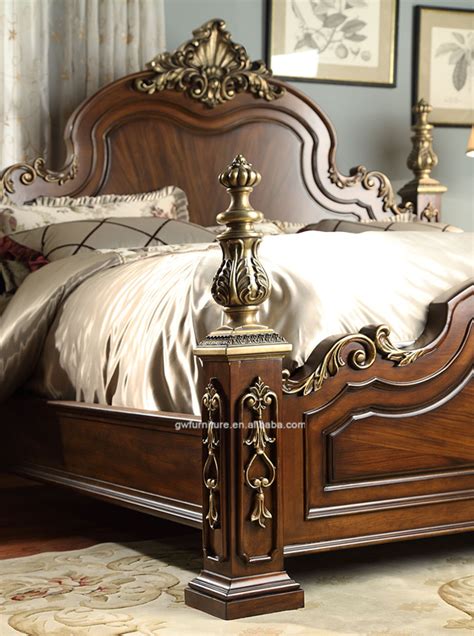 hand carved antique american classic bedroom furniture sets king