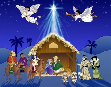 Nativity Scene Paintings Search Result At
