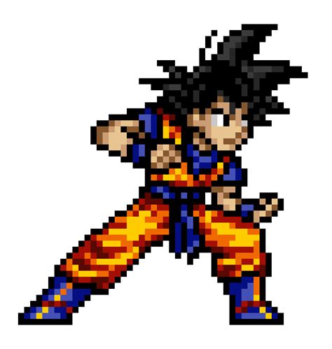 Goku Ssj Pixel Art 📌como Dibujar A Goku Ssj3 Pixel Art👌 Garret