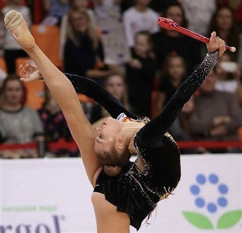 Aleksandra Soldatova Rus Clubs Gymnastics Flexibility Rhythmic