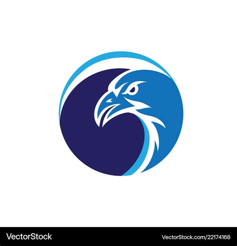 Eagle Circle Logo Royalty Free Vector Image Vectorstock