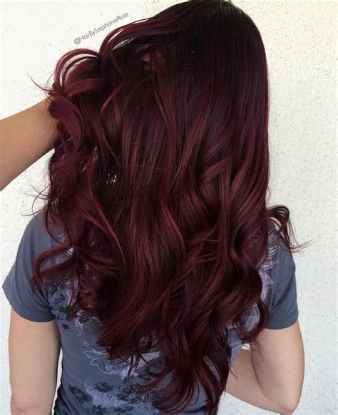Aubergine Hair Color Dark Burgundy Hair Color Color Red Red Burgundy