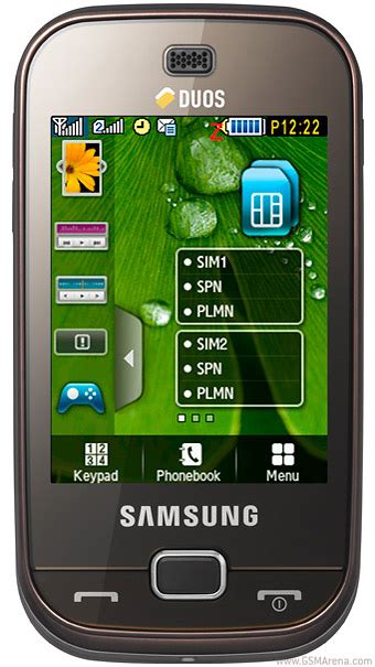 Mobile Press Samsung B5722 Newest Cheap Full Touch Screen