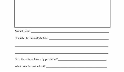 Educational Animal Report | Templates at allbusinesstemplates.com