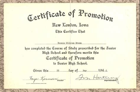 How To Get A Army Promotion Certificate Template Word