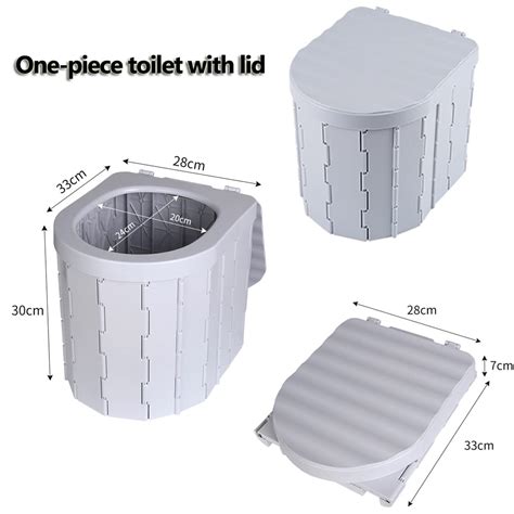 Portable Folding Toilet Upgrade Camping Toilet Potty Car Toilet