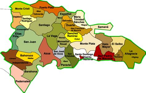 Mapa República Dominicana