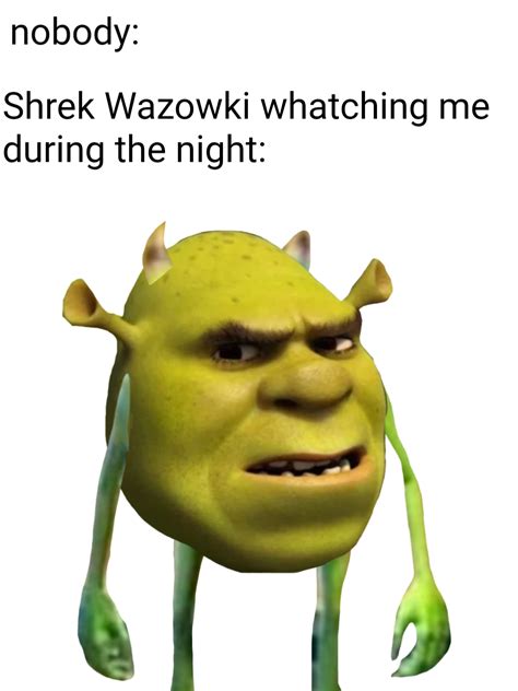 Shrek Wazowski Rmeme