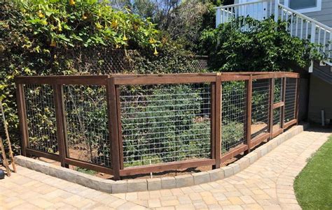 Wood Wire Mesh Fencing Legend Fence Corp