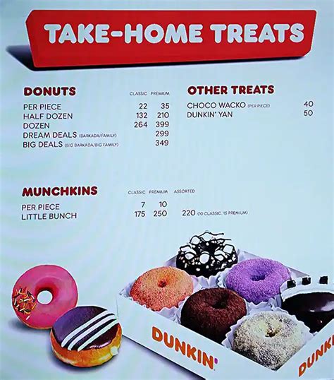 Dunkin Donuts Menu With Prices 2023 Usa Updated