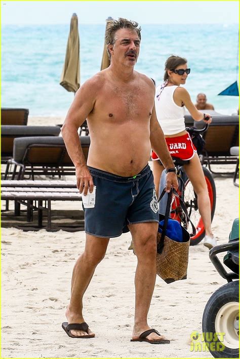 Full Sized Photo Of Chris Noth Goes Shirtless On The Beach During Miami Vacation 17 Photo