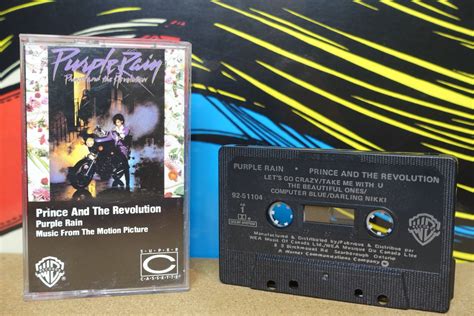 Prince Purple Rain Cassette Tape Soundtrack 1984 Warner Bros Records