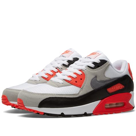 Nike Air Max 90 Og Infrared White Cool Grey And Neutral