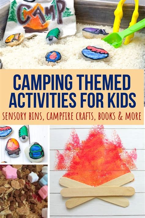 Indoor Camping Activities For Kids Science Sensory And Art Camping