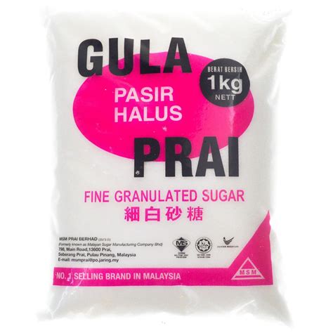 Looking for a good substitute for granulated sugar, as going to the grocer's right now is something you want to avoid? Gula Pasir Halus Prai / Fine Granulated Sugar 1kg 细白砂糖 ...