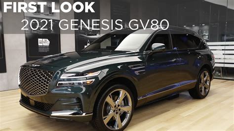 2021 Genesis Gv80 First Look Drivingca Youtube