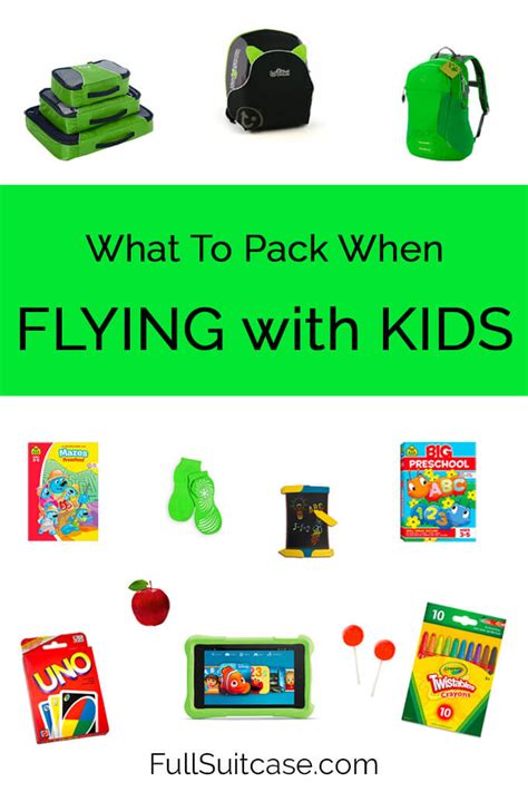 What To Pack For Kids On The Plane Ages 3 8 Best Airplane