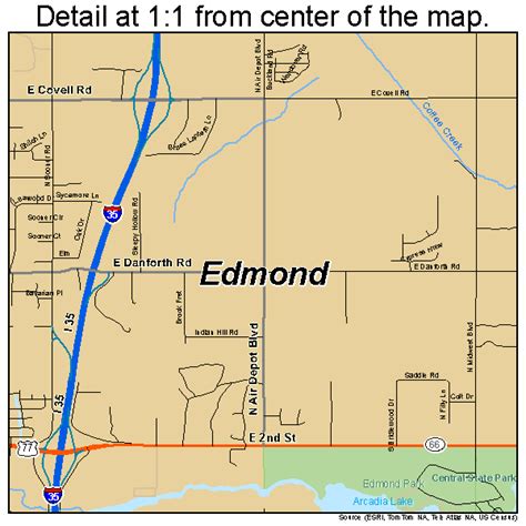 Edmond Ok Zip Code Map Map