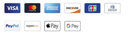 From good to very_good ( credit recommended 700 ). Payment Methods, VISA, American Express, Discover, JCB, Discover Club, PayPal, Amazon Pay, Apple ...
