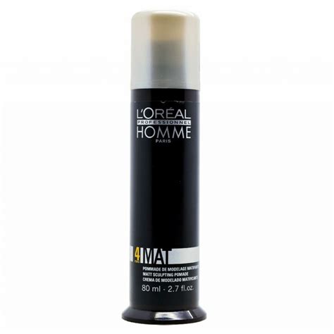 L'oreal studio gel for hair: L'Oreal Homme Matt Sculpting Pomade 80 ml - 59.95 kr