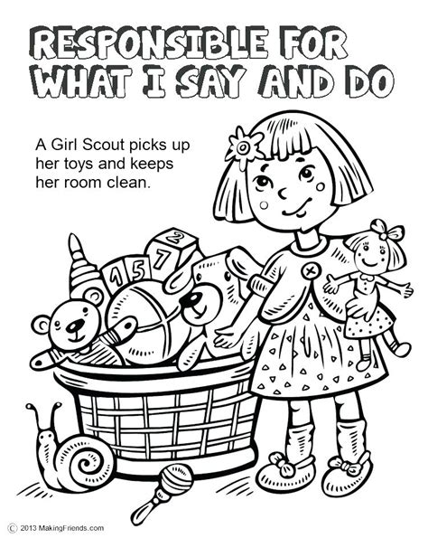 Honesty Coloring Pages For Kids Sketch Coloring Page