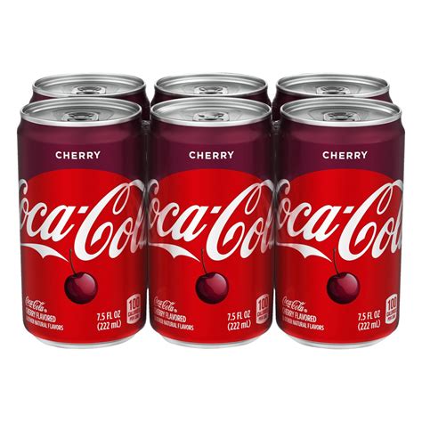 Coca Cola Cherry Coke 75 Oz Cans Shop Soda At H E B