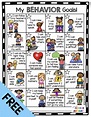 Kindergarten Individual Behavior Chart