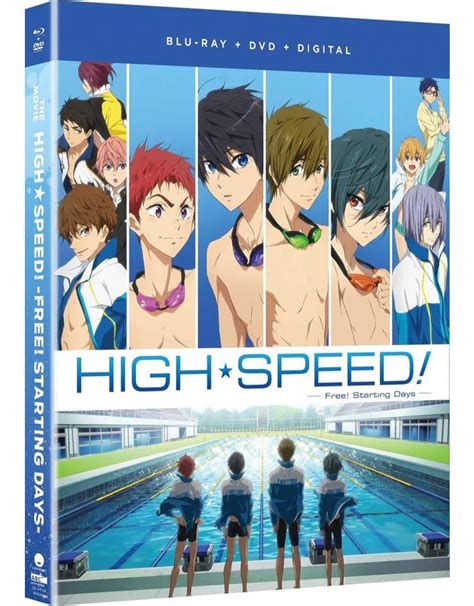 High Speed Free Starting Days The Movie Blu Ray Dvd Collectors Anime Llc