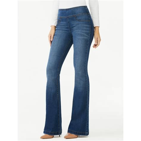 Sofia Jeans Womens Melisa Flare Super High Rise Pull On Jeans