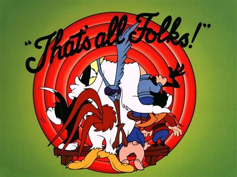 that s all folks looney tunes characters looney tunes animated cartoons