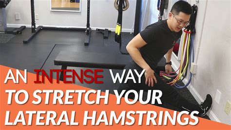 How To Stretch Your Lateral Hamstring Warning This Is Intense Youtube Hamstrings