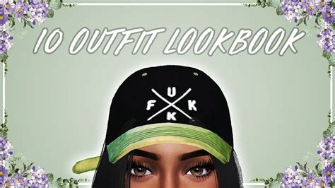 💚 The Sims 4 Cas 10 Outfit Lookbook Collab W Ahrisims And Poul