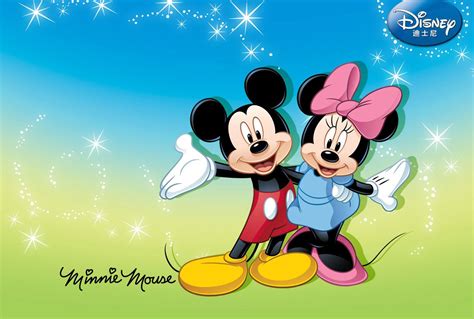 Mickey Mouse And Minnie Mouse Wallpaper