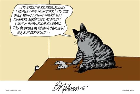 Klibans Cats By B Kliban For July 11 2017 Cat Jokes