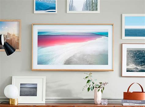 This New Flat Screen Tv Looks Like Art In 2020 Framed Tv Picture