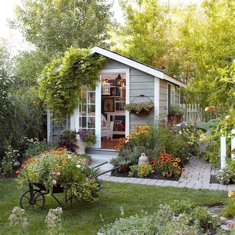 Awesome 20 Awesome Shed Garden Plants Ideas Backyard Storage Sheds