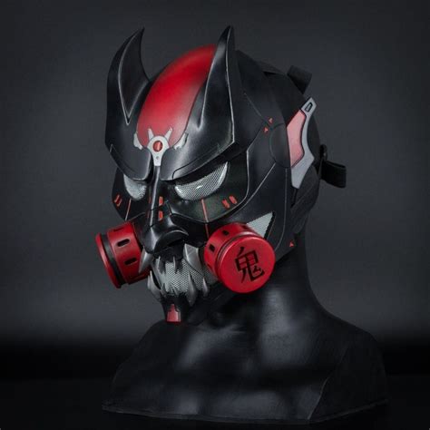 Pick On Etsy Cyberpunk Demon Oni Mask By Atomicdragonprops Rcyber